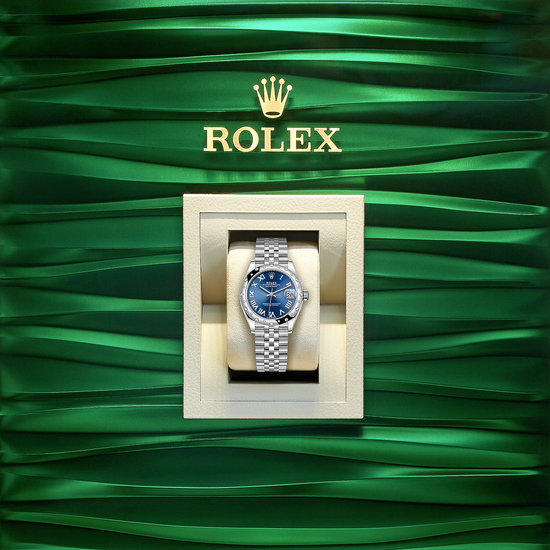 Rolex Replica Watch Datejust 31, Oystersteel, 18kt White Gold and diamonds, 278344RBR-0036