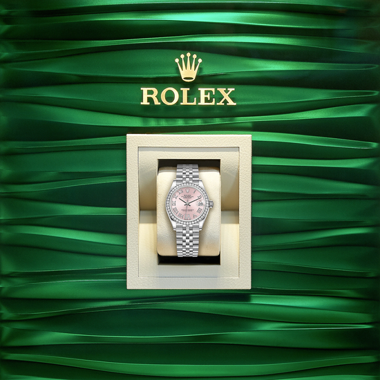 Rolex Replica Watch Datejust 31, Oystersteel, 18kt White Gold and diamonds, 278384RBR-0028