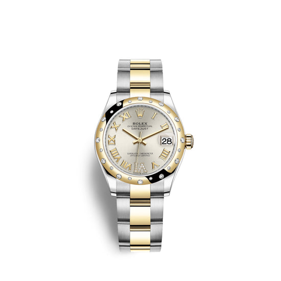 Rolex Replica Watch Datejust 31, Oystersteel, 18kt Yellow Gold and diamonds, 278343RBR-0003