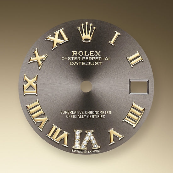 Rolex Replica Watch Datejust 31, Oystersteel, 18kt Yellow Gold and diamonds, 278343RBR-0018