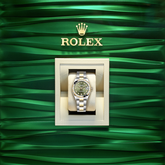 Rolex Replica Watch Datejust 31, Oystersteel, 18kt Yellow Gold and diamonds, 278343RBR-0029