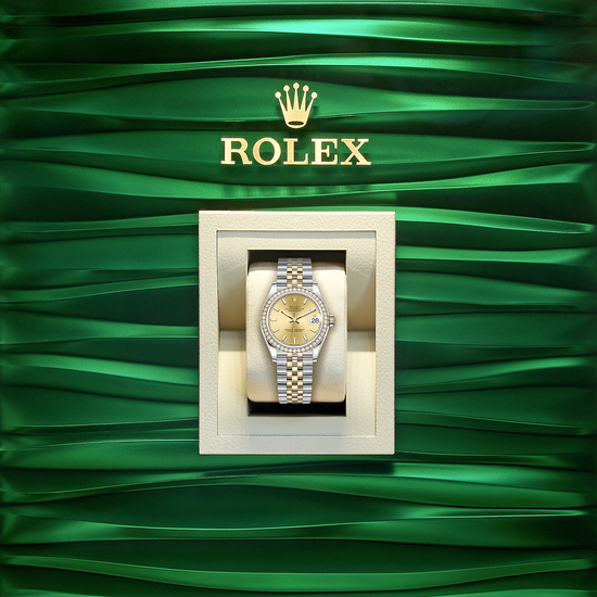 Rolex Replica Watch Datejust 31, Oystersteel, 18kt Yellow Gold and diamonds, 278383RBR-0014