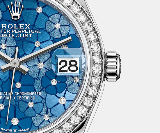 Rolex Replica Watch Datejust 31mm, 18k White Gold and Diamonds, 278289rbr-0025