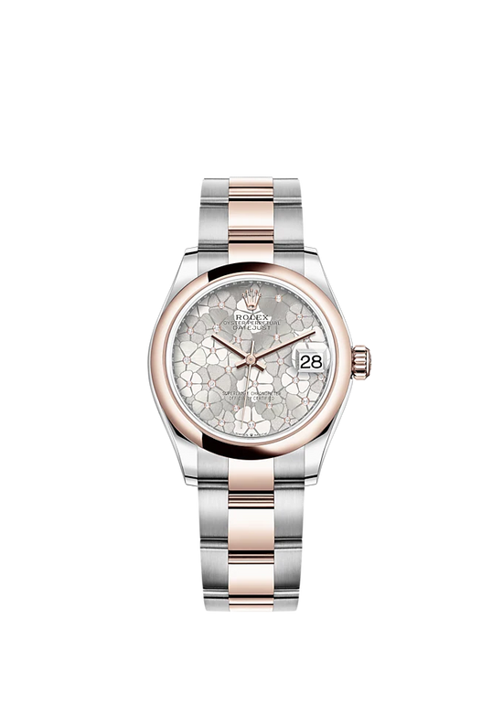 Rolex Replica Watch Datejust 31mm, Oystersteel and 18k Everose Gold and Diamonds, 278241-0031
