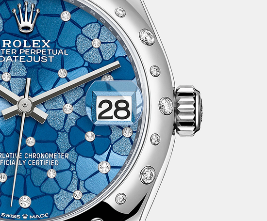 Rolex Replica Watch Datejust 31mm, Oystersteel and 18k White Gold with Diamonds, 278344rbr-0037