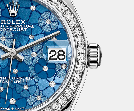 Rolex Replica Watch Datejust 31mm, Oystersteel and 18k White Gold with Diamonds, 278384rbr-0039