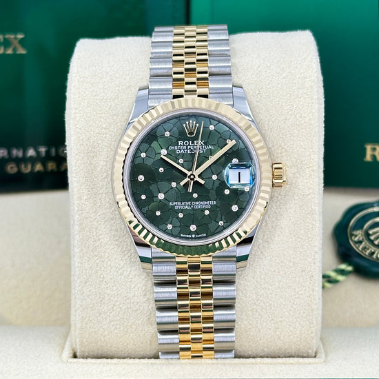 Rolex Replica Watch Datejust 31mm, Oystersteel and 18k Yellow Gold and Diamonds, 278273-0032