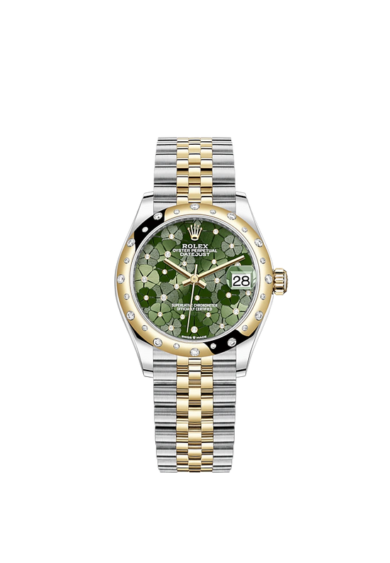 Rolex Replica Watch Datejust 31mm, Oystersteel and 18k Yellow Gold with Diamonds, 278343rbr-0032
