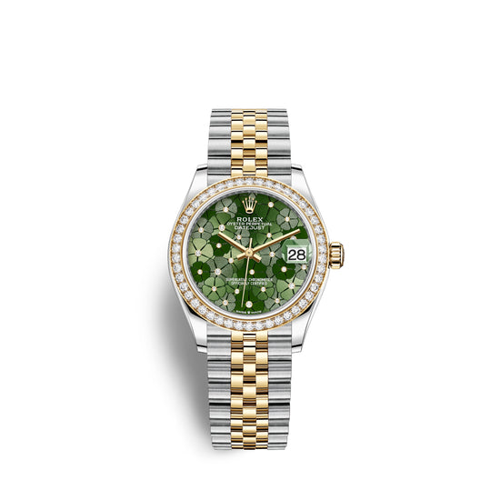 Rolex Replica Watch Datejust 31mm, Oystersteel and 18k Yellow Gold with Diamonds, 278383rbr-0032