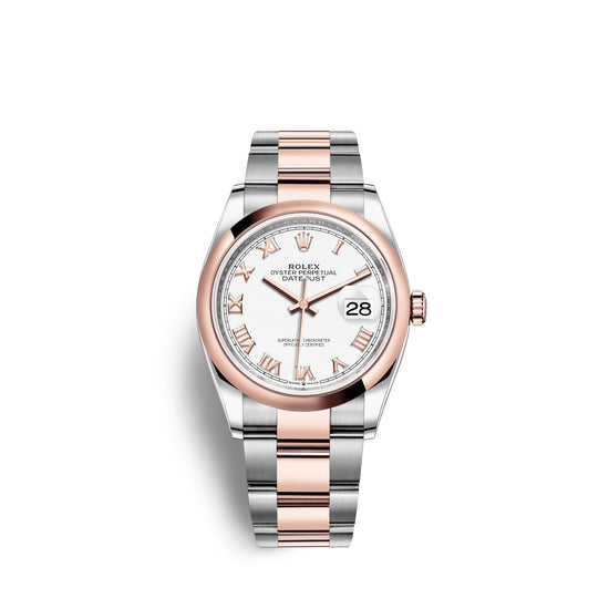 Rolex Replica Watch Datejust 36, 18k Everose Gold and Stainless Steel, 36mm, 126201-0016