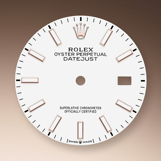 Rolex Replica Watch Datejust 36, 18k Everose Gold and Stainless Steel, 36mm, 126201-0017