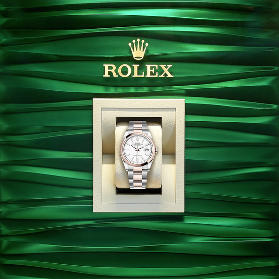 Rolex Replica Watch Datejust 36, 18k Everose Gold and Stainless Steel, 36mm, 126201-0018