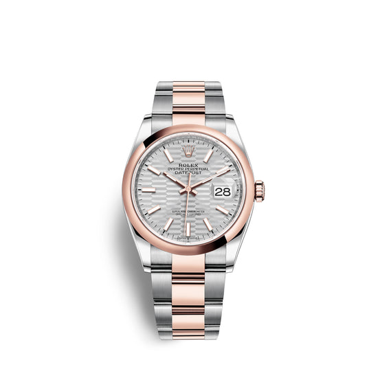 Rolex Replica Watch Datejust 36, 18k Everose Gold and Stainless Steel, 36mm, 126201-0034