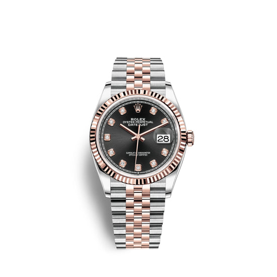 Rolex Replica Watch Datejust 36, 18k Everose Gold and Stainless Steel, 36mm, 126231-0019
