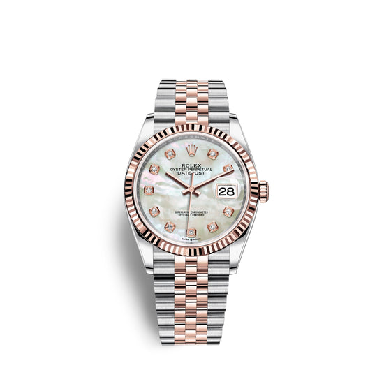 Rolex Replica Watch Datejust 36, 18k Everose Gold and Stainless Steel, 36mm, 126231-0021
