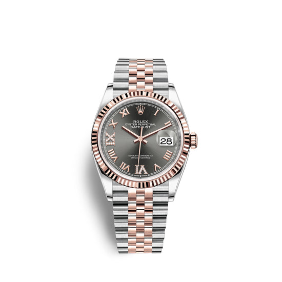 Rolex Replica Watch Datejust 36, 18k Everose Gold and Stainless Steel, 36mm, 126231-0023