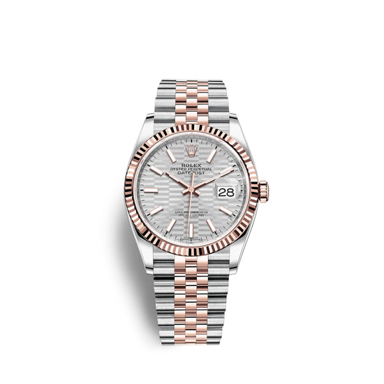 Rolex Replica Watch Datejust 36, 18k Everose Gold and Stainless Steel, 36mm, 126231-0033