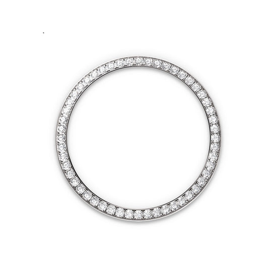 Rolex Replica Watch Datejust 36, Oystersteel and 18k White Gold, Intense white dial, Diamond-set bezel Oyster, 126284rbr-0054