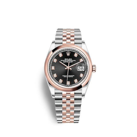 Rolex Replica Watch Datejust 36 Oystersteel and Everose gold 126201-0019