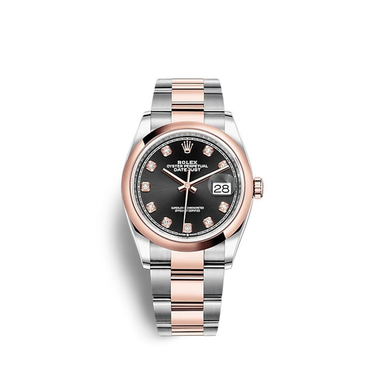 Rolex Replica Watch Datejust 36 Oystersteel and Everose gold 126201-0020