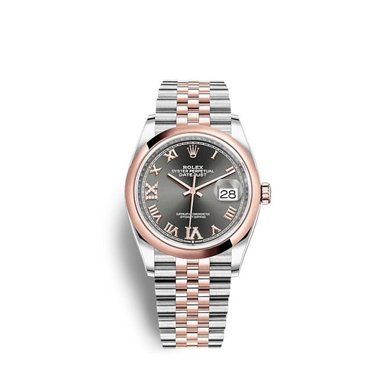 Rolex Replica Watch Datejust 36 Oystersteel and Everose gold 126201-0023