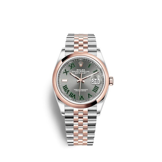 Rolex Replica Watch Datejust 36 Oystersteel and Everose gold 126201-0029