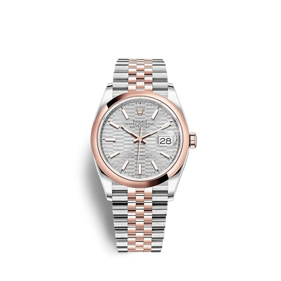Rolex Replica Watch Datejust 36 Oystersteel and Everose gold 126201-0033