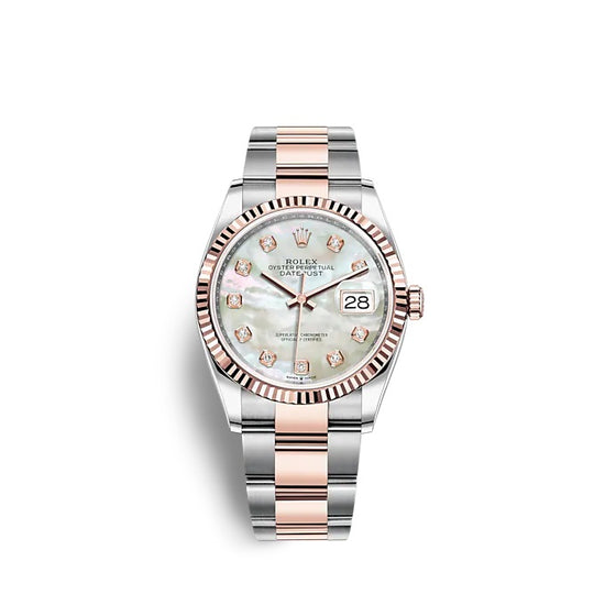 Rolex Replica Watch Datejust 36 Oystersteel and Everose gold 126231-0022