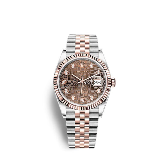 Rolex Replica Watch Datejust 36 Oystersteel and Everose gold 126231-0025