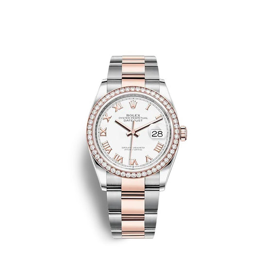 Rolex Replica Watch Datejust 36 Oystersteel and Everose gold 126281RBR-0004