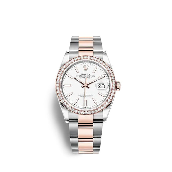 Rolex Replica Watch Datejust 36 Oystersteel and Everose gold 126281RBR-0006