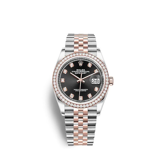 Rolex Replica Watch Datejust 36 Oystersteel and Everose gold 126281RBR-0007