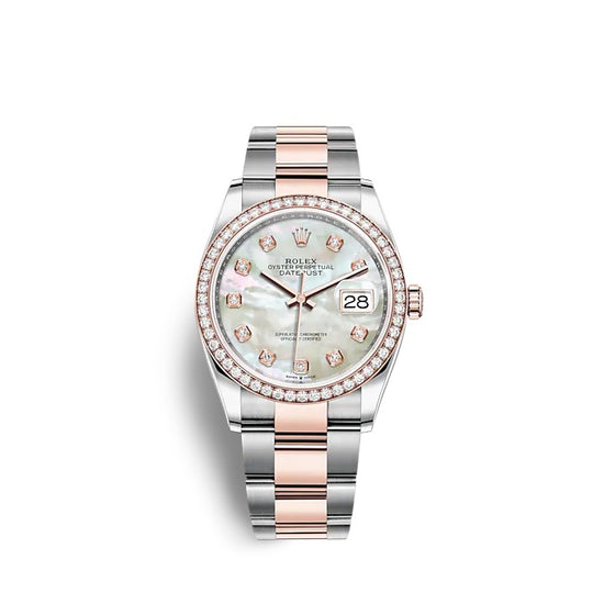 Rolex Replica Watch Datejust 36 Oystersteel and Everose gold 126281RBR-0010