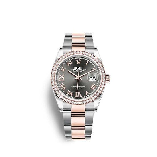 Rolex Replica Watch Datejust 36 Oystersteel and Everose gold 126281RBR-0012