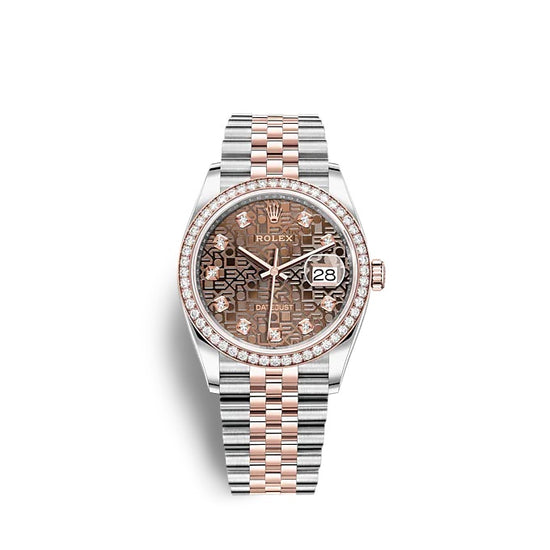 Rolex Replica Watch Datejust 36 Oystersteel and Everose gold 126281RBR-0013