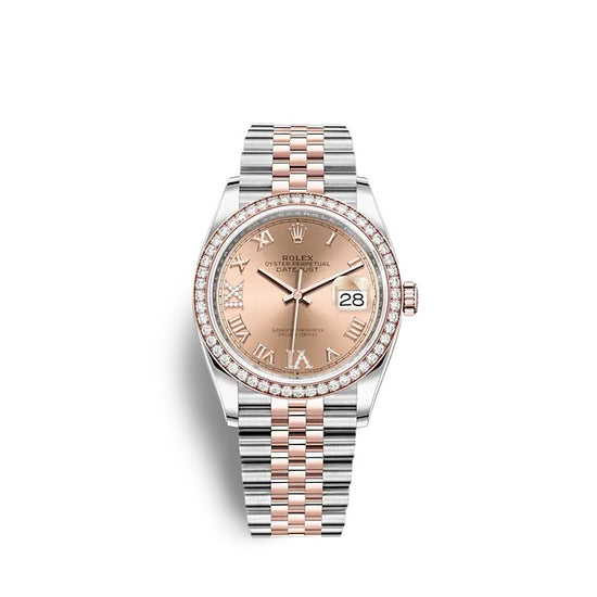 Rolex Replica Watch Datejust 36 Oystersteel and Everose gold 126281RBR-0015