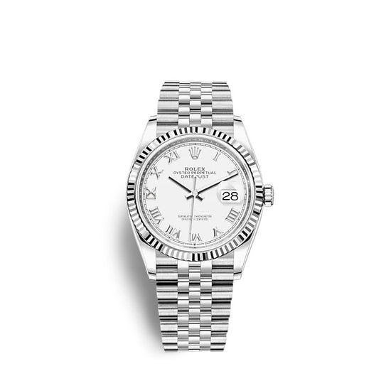 Rolex Replica Watch Datejust 36 Oystersteel and white gold 126234-0025