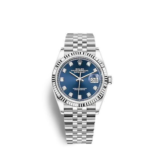 Rolex Replica Watch Datejust 36 Oystersteel and white gold 126234-0037
