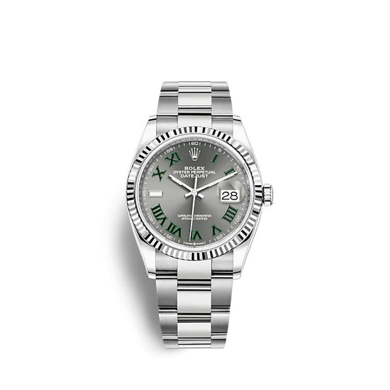 Rolex Replica Watch Datejust 36 Oystersteel and white gold 126234-0046
