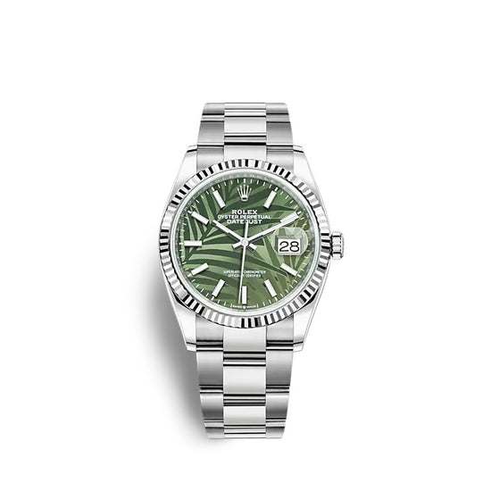 Rolex Replica Watch Datejust 36 Oystersteel and white gold 126234-0048