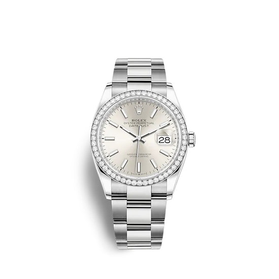 Rolex Replica Watch Datejust 36 Oystersteel and white gold 126284RBR-0006