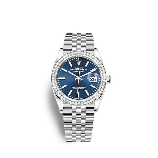 Rolex Replica Watch Datejust 36 Oystersteel and white gold 126284RBR-0009