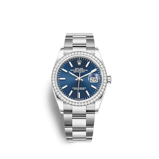 Rolex Replica Watch Datejust 36 Oystersteel and white gold 126284RBR-0010