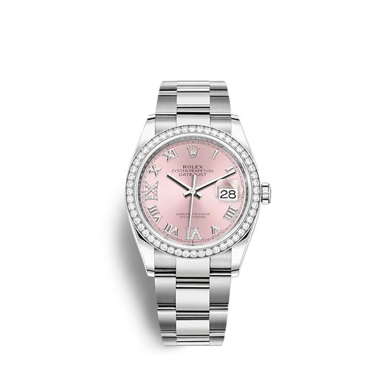 Rolex Replica Watch Datejust 36 Oystersteel and white gold 126284RBR-0024