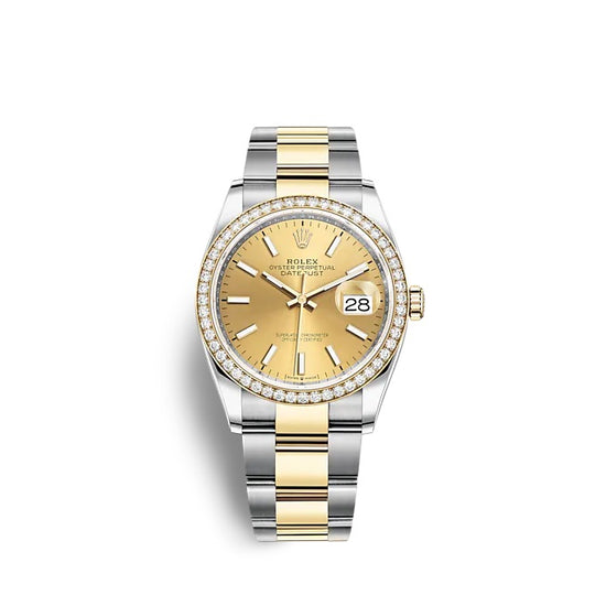 Rolex Replica Watch Datejust 36 Oystersteel and yellow gold 126283RBR-0002