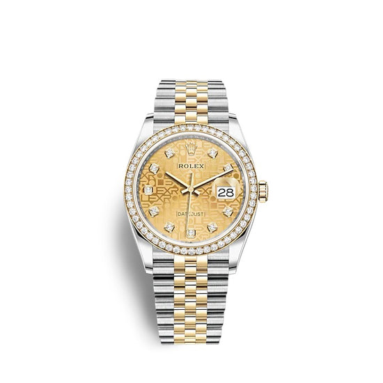 Rolex Replica Watch Datejust 36 Oystersteel and yellow gold 126283RBR-0019