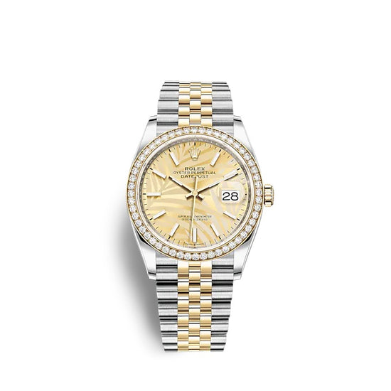 Rolex Replica Watch Datejust 36 Oystersteel and yellow gold 126283RBR-0023