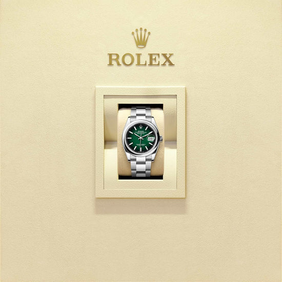 Rolex Replica Watch Datejust 36, Oystersteel, Green ombré dial, Domed Oyster, 126200-0025