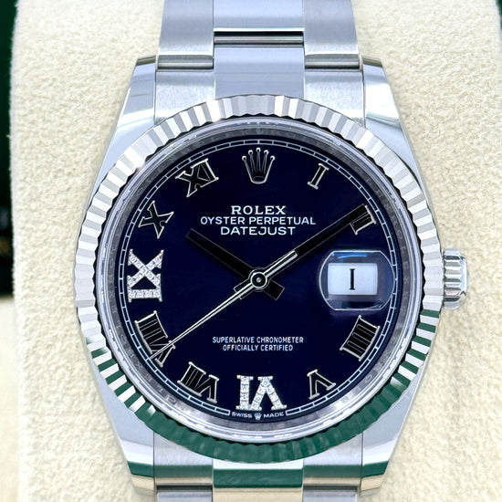 Rolex Replica Watch Datejust 36, Stainless Steel and 18k White Gold, 36mm, 126234-0022