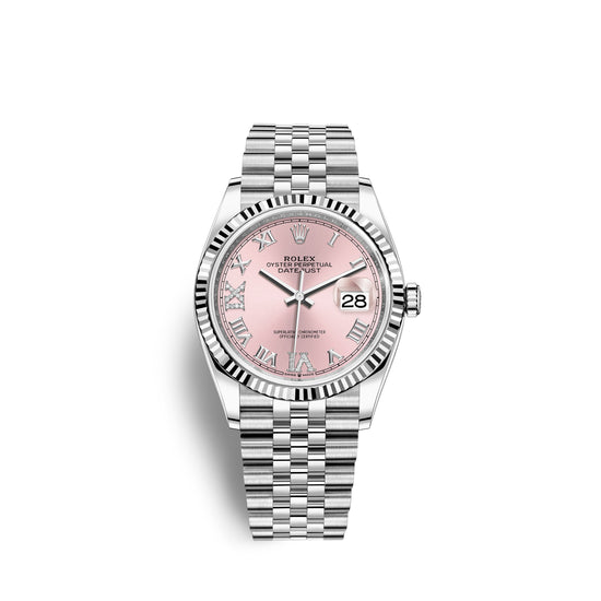 Rolex Replica Watch Datejust 36, Stainless Steel and 18k White Gold, 36mm, 126234-0031